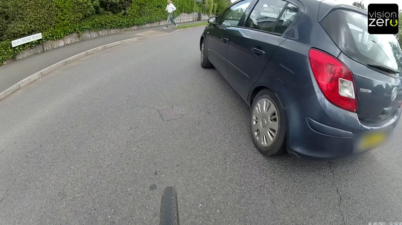 Cyclist Road Safety Car Overtake
