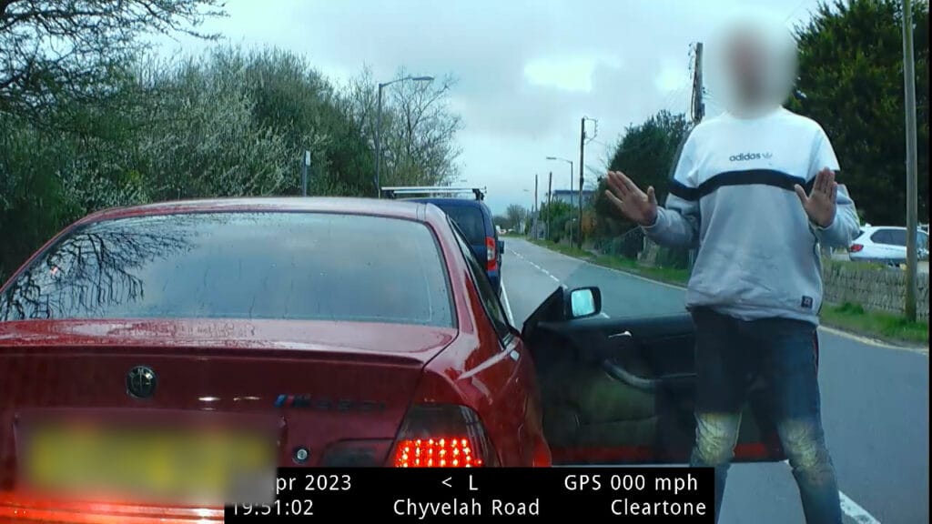Erratic driver who refused breath test is banned for four years