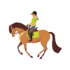 horse riders icon