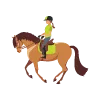 horse riders icon