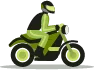 motorcyclist icon
